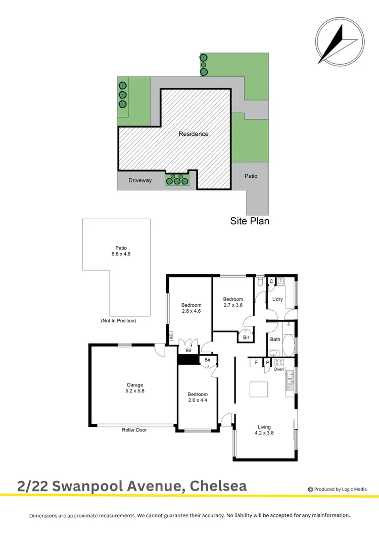 Floorplan of Homely unit listing, 2/22 Swanpool Avenue, Chelsea VIC 3196
