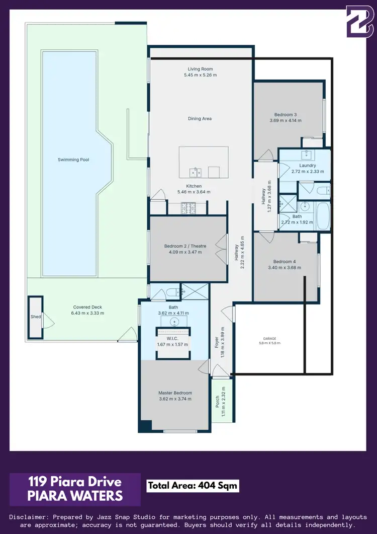 Floorplan of Homely house listing, 119 Piara Drive, Piara Waters WA 6112