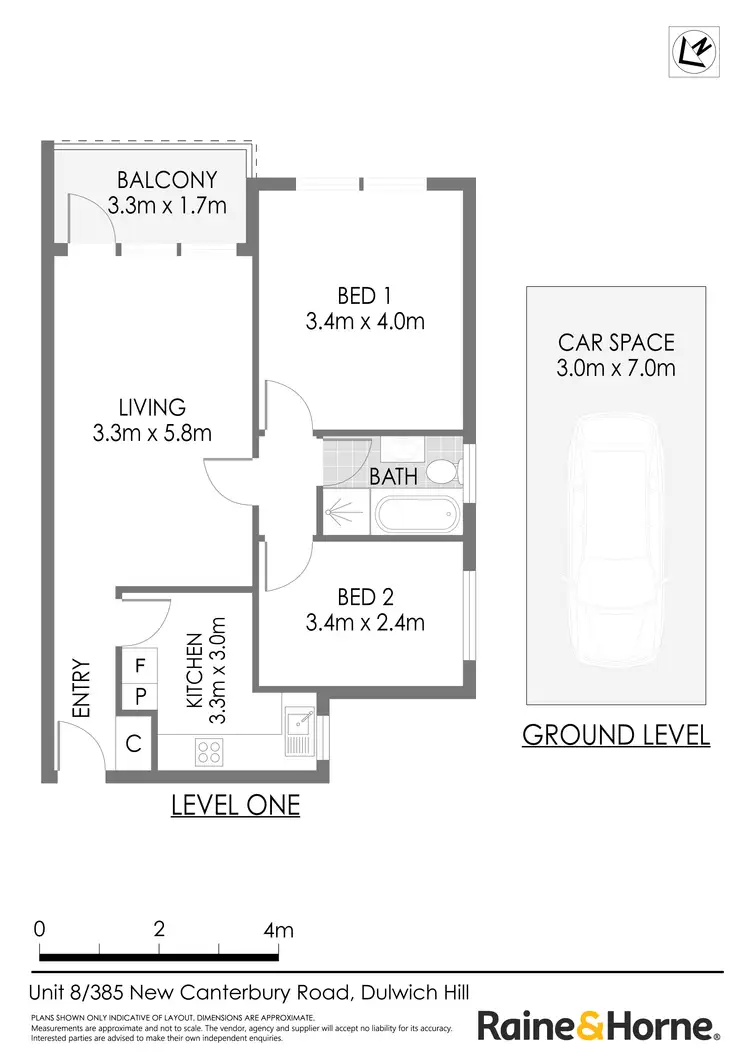 Floorplan of Homely apartment listing, 8/385 New Canterbury Road, Dulwich Hill NSW 2203