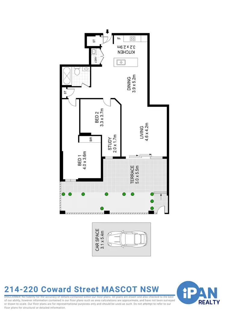 Floorplan of Homely apartment listing, 214-220 Coward Street, Mascot NSW 2020