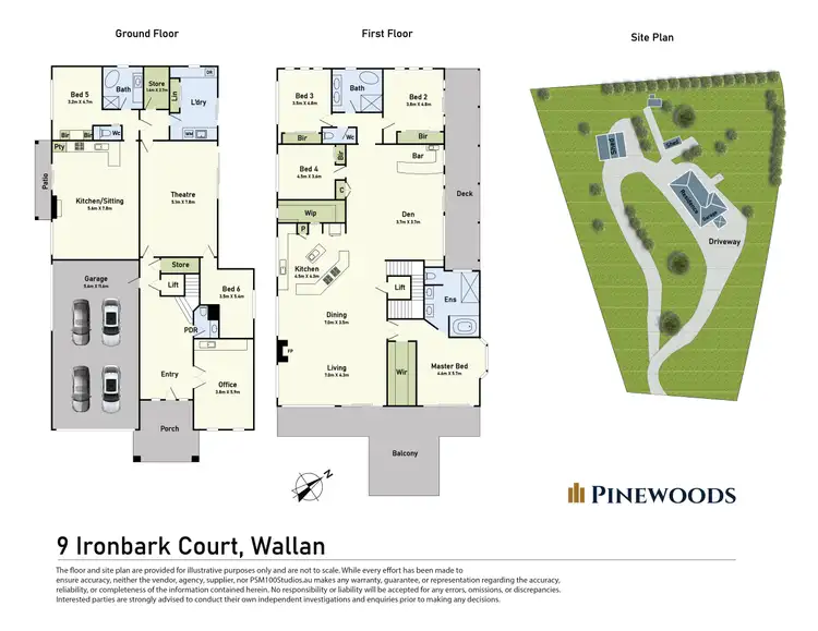 Floorplan of Homely house listing, 9 Ironbark Court, Wallan VIC 3756