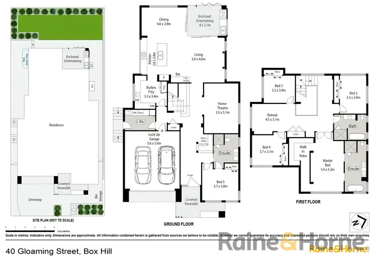 Floorplan of Homely house listing, 40 Gloaming Street, Box Hill NSW 2765