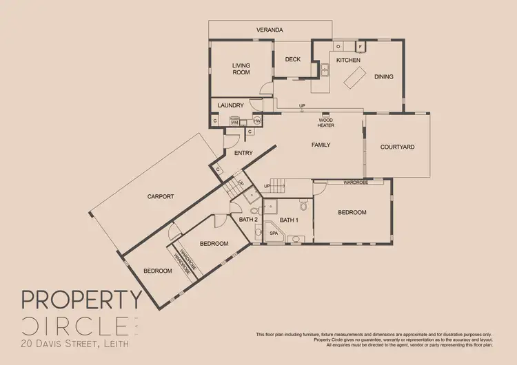 Floorplan of Homely house listing, 20 Davis Street, Leith TAS 7315