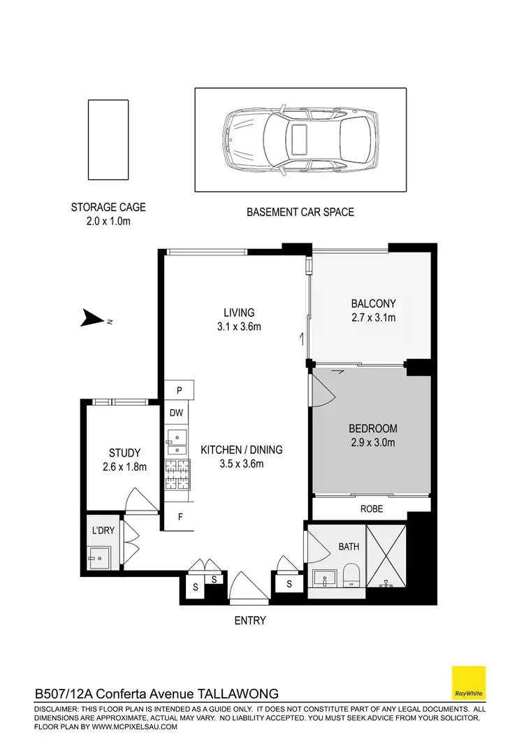 Floorplan of Homely apartment listing, B507/12A Conferta Avenue, Tallawong NSW 2762