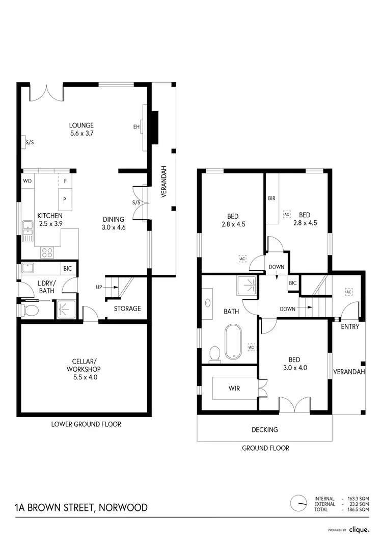 Floorplan of Homely house listing, 1A Brown Street, Norwood SA 5067