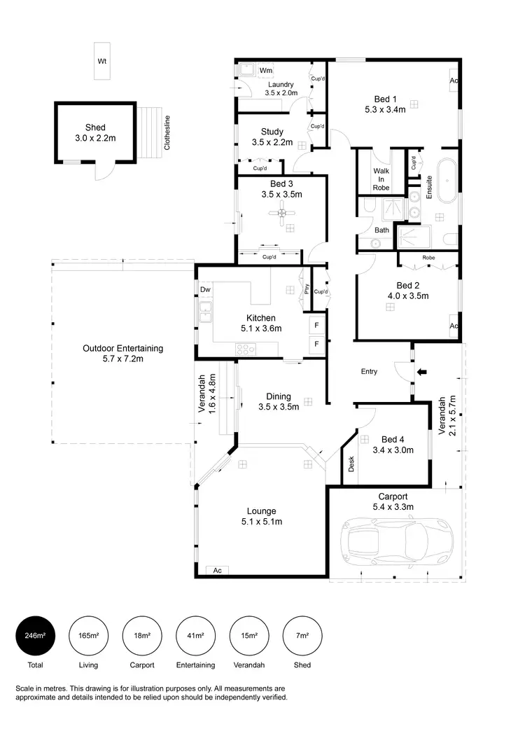 Floorplan of Homely house listing, 1 Giles Street, Magill SA 5072