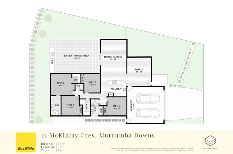 Floorplan of Homely house listing, 21 Mckinlay Crescent, Murrumba Downs QLD 4503