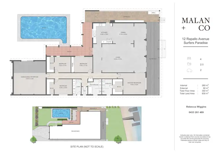 Floorplan of Homely house listing, 12 Rapallo Avenue, Isle of Capri QLD 4217