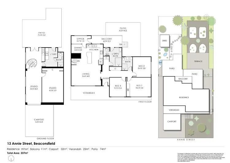 Floorplan of Homely house listing, 13 Annie Street, Beaconsfield WA 6162