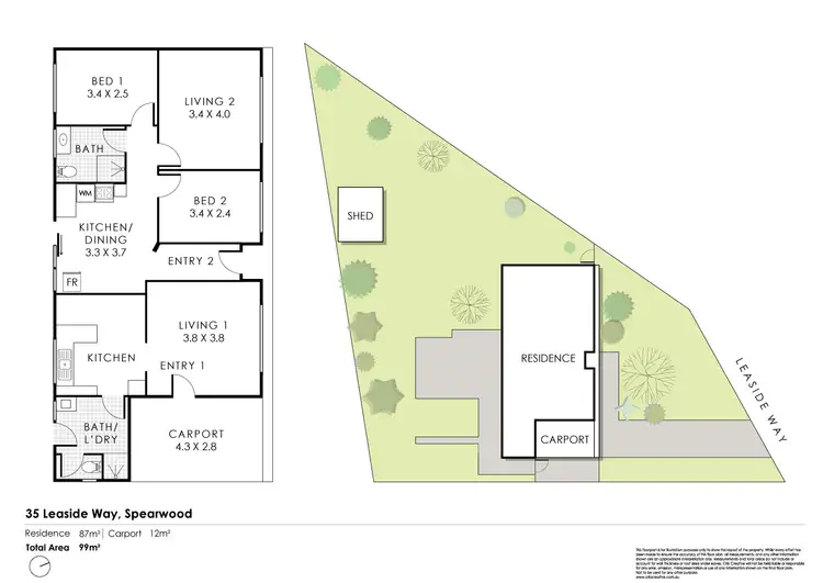 Floorplan of Homely house listing, 35 Leaside Way, Spearwood WA 6163