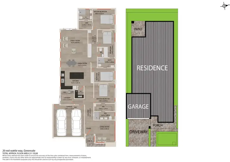 Floorplan of Homely house listing, 20 Red Wattle Way, Greenvale VIC 3059