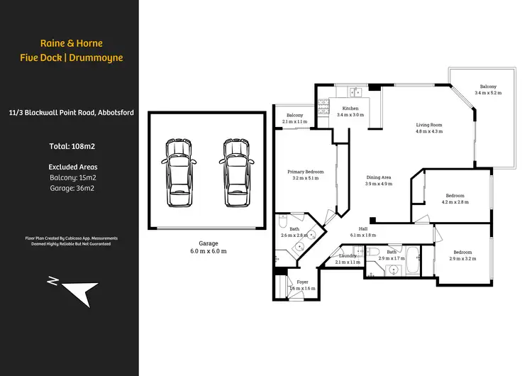 Floorplan of Homely apartment listing, 11/3 Blackwall Point Road, Abbotsford NSW 2046