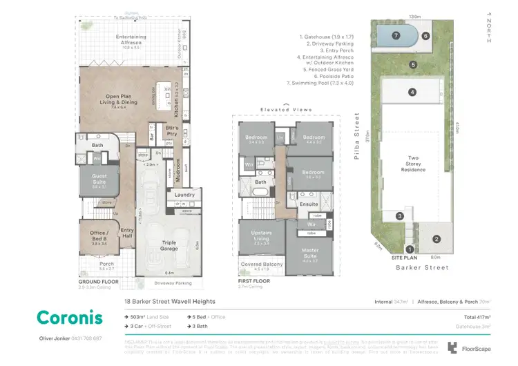 Floorplan of Homely house listing, 18 Barker Street, Wavell Heights QLD 4012