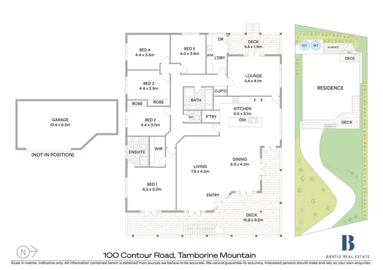 Floorplan of Homely house listing, 100 Contour Road, Tamborine Mountain QLD 4272