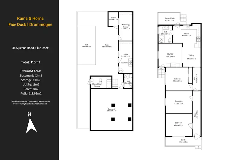 Floorplan of Homely house listing, 36 Queens Road, Five Dock NSW 2046