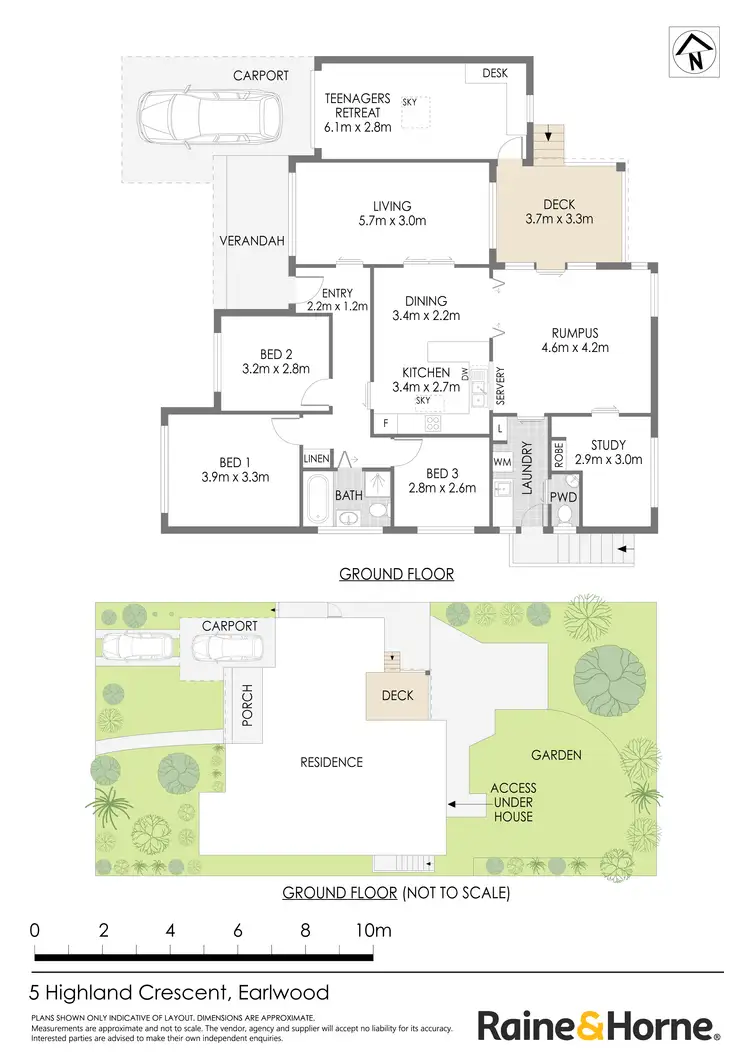 Floorplan of Homely house listing, 5 Highland Crescent, Earlwood NSW 2206