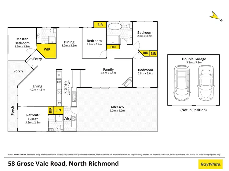 Floorplan of Homely house listing, 58 Grose Vale Road, North Richmond NSW 2754