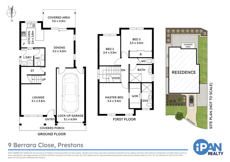 Floorplan of Homely house listing, 9 Berrara Close, Prestons NSW 2170
