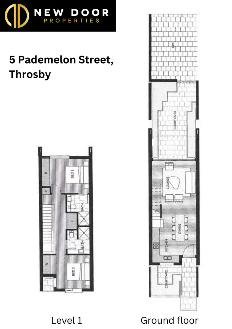 Floorplan of Homely townhouse listing, 24/5 Pademelon Street, Throsby ACT 2914