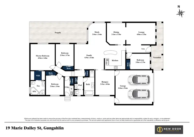 Floorplan of Homely house listing, 19 Marie Dalley Street, Gungahlin ACT 2912