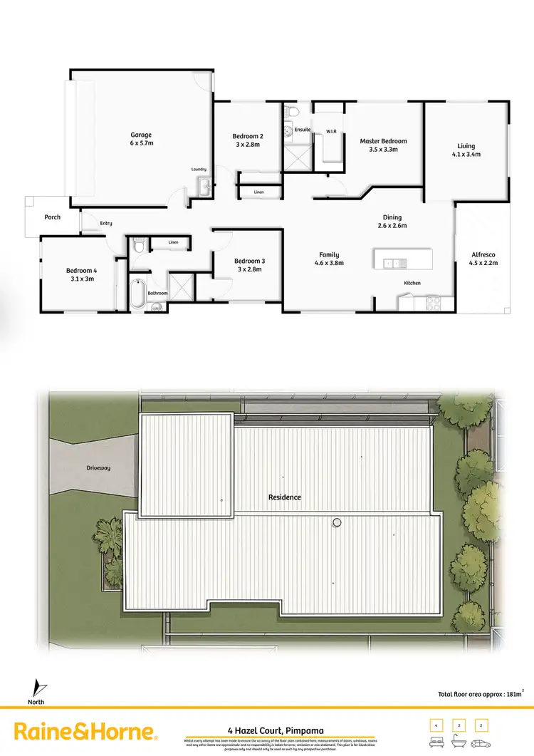 Floorplan of Homely house listing, 4 Hazel Street, Pimpama QLD 4209