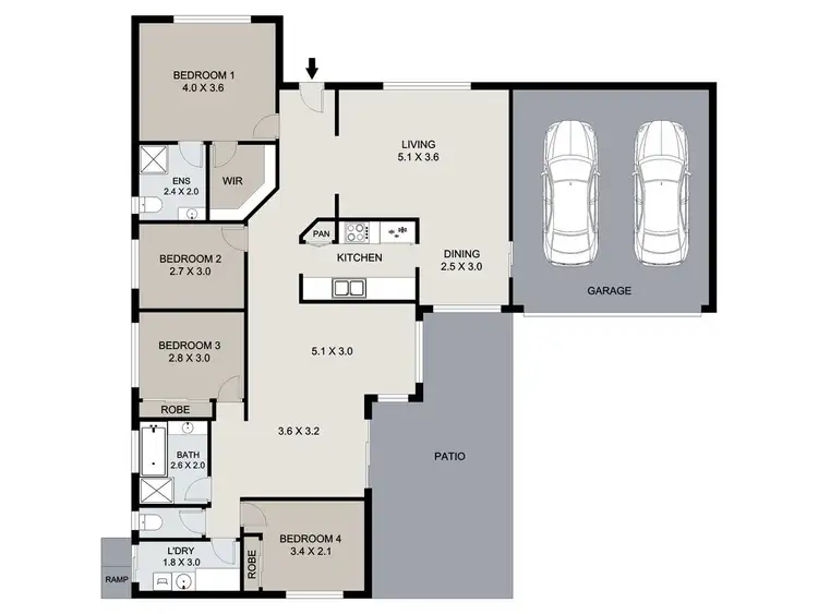 Floorplan of Homely house listing, 4 Leichhardt Court, Glen Eden QLD 4680