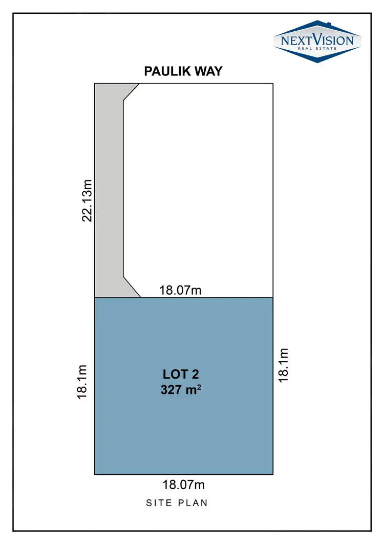 Floorplan of Homely land listing, 9A Paulik Way, Hamilton Hill WA 6163
