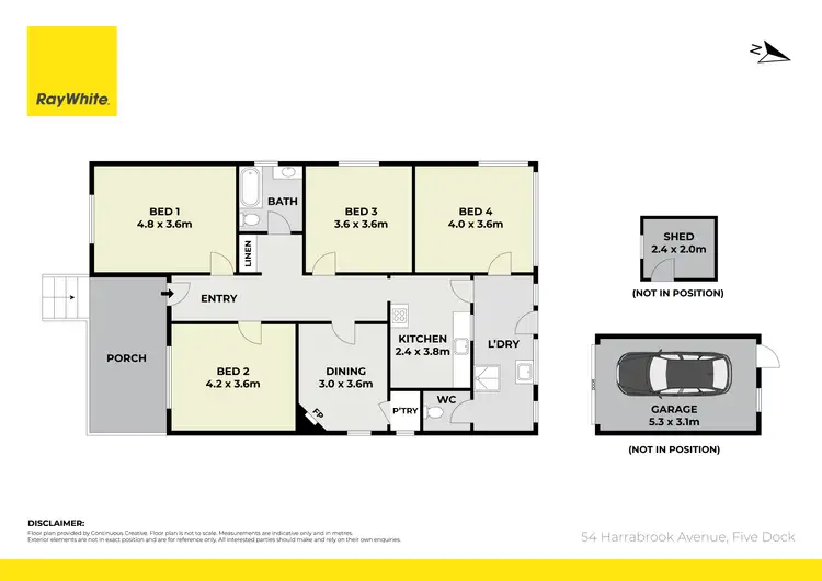 Floorplan of Homely house listing, 54 Harrabrook Ave, Five Dock NSW 2046