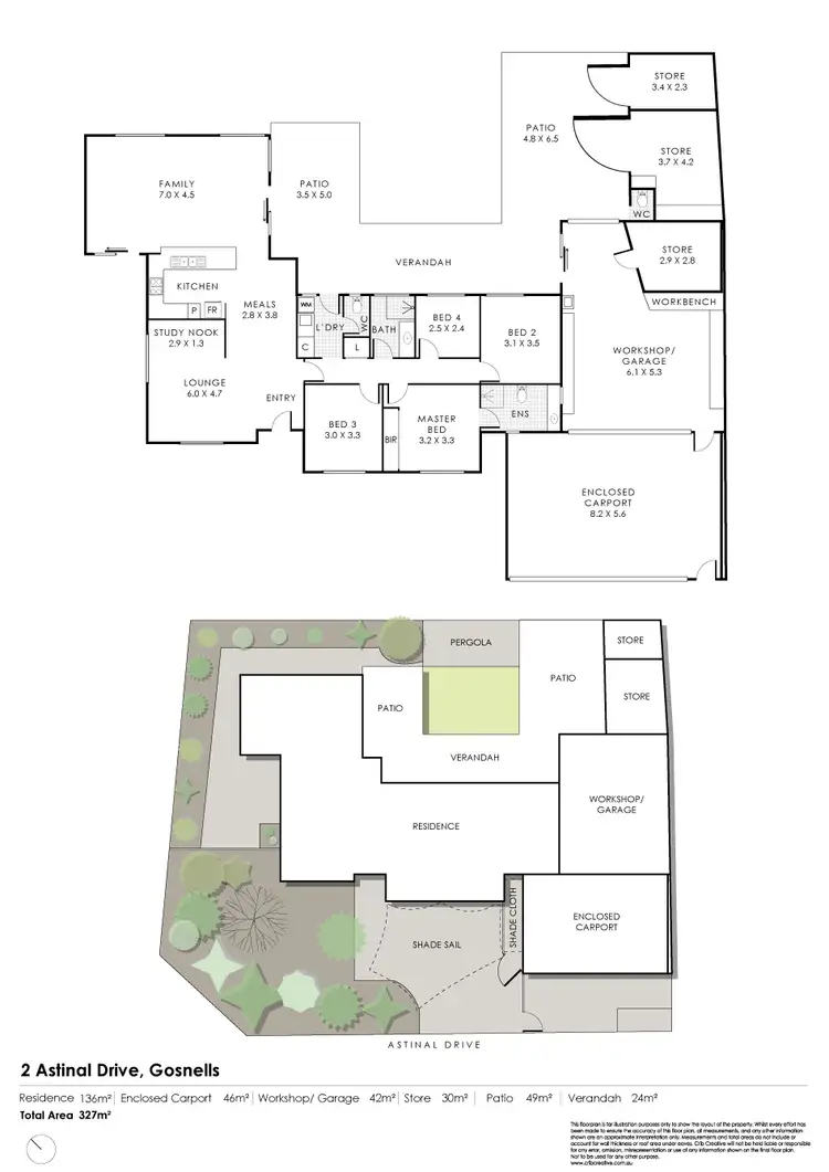 Floorplan of Homely house listing, 2 Astinal Drive, Gosnells WA 6110