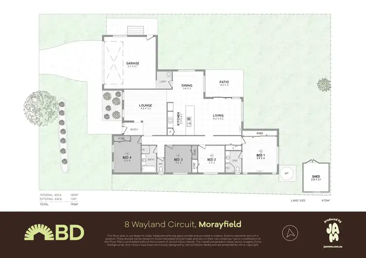 Floorplan of Homely house listing, 8 Wayland Circuit, Morayfield QLD 4506