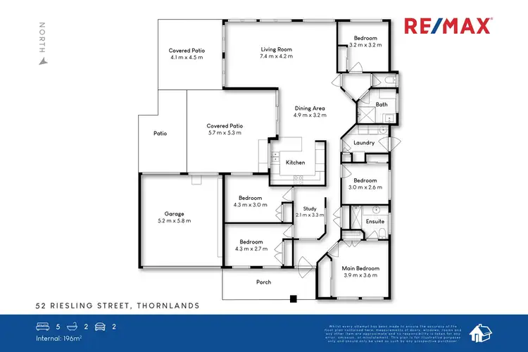Floorplan of Homely house listing, 52 Riesling Street, Thornlands QLD 4164