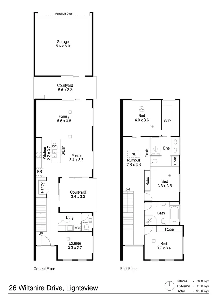 Floorplan of Homely house listing, 26 Wiltshire Drive, Lightsview SA 5085