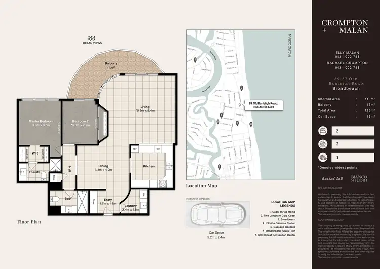 Floorplan of Homely apartment listing, 23/85 Old Burleigh Road, Surfers Paradise QLD 4217