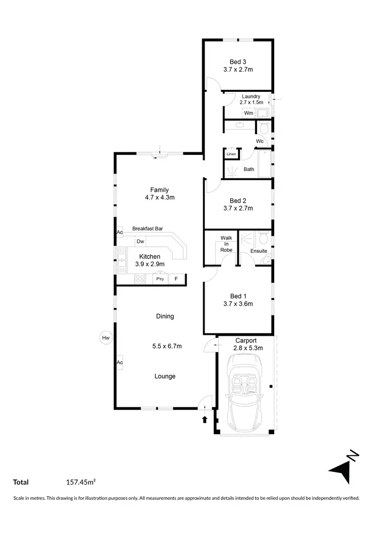 Floorplan of Homely house listing, 33 Henry Street, Ottoway SA 5013