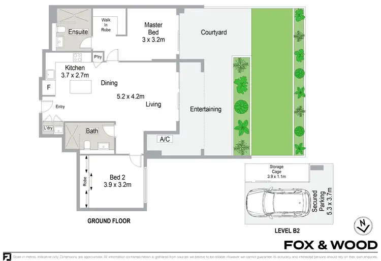 Floorplan of Homely apartment listing, G03/552 President Avenue, Sutherland NSW 2232