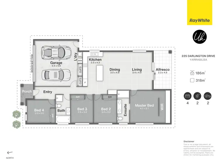 Floorplan of Homely house listing, 225 Darlington Drive, Yarrabilba QLD 4207