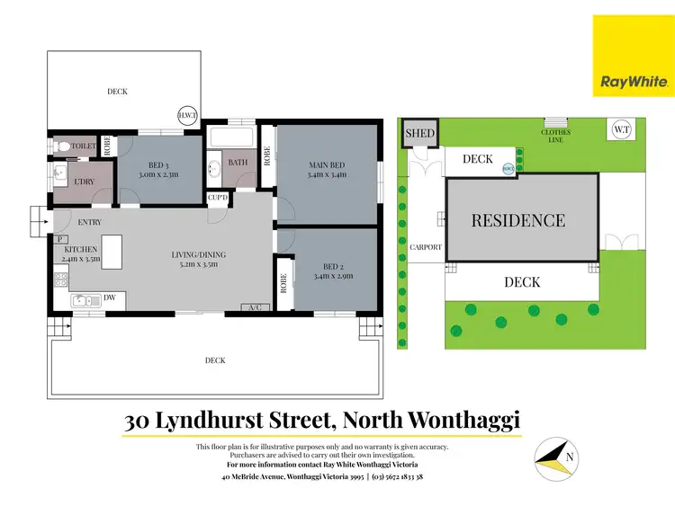 Floorplan of Homely house listing, 30 Lyndhurst Street, North Wonthaggi VIC 3995