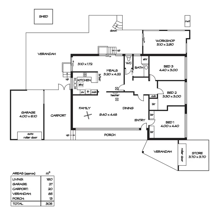 Floorplan of Homely house listing, 26 Graham Street, Para Hills SA 5096