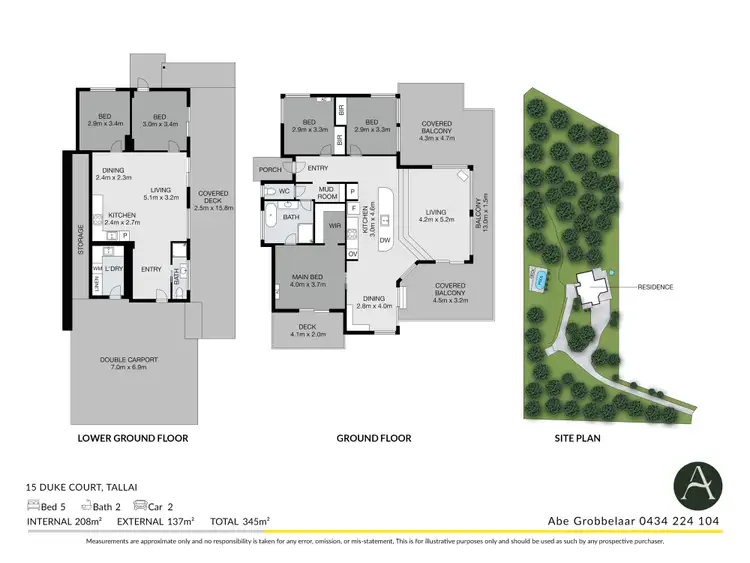Floorplan of Homely rural property listing, 15 Duke Court, Tallai QLD 4213