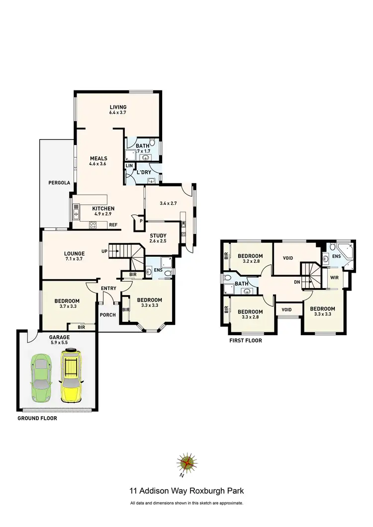 Floorplan of Homely house listing, 11 Addison Way, Roxburgh Park VIC 3064
