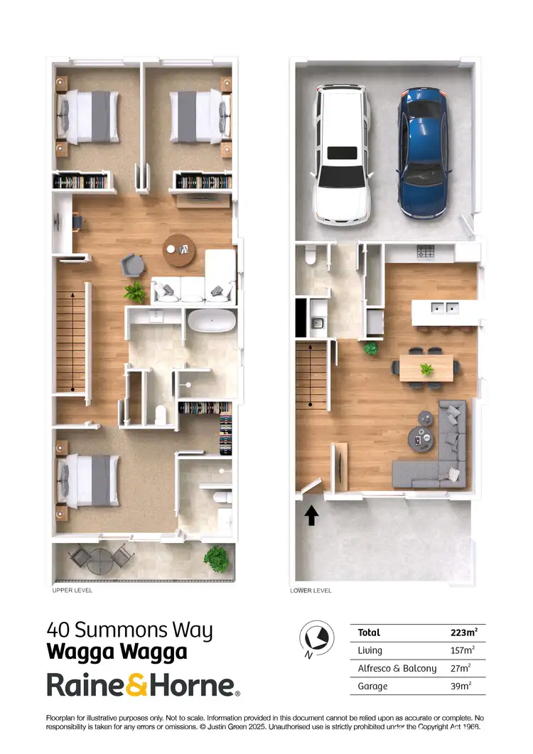Floorplan of Homely house listing, 40 Summons Way, Wagga Wagga NSW 2650