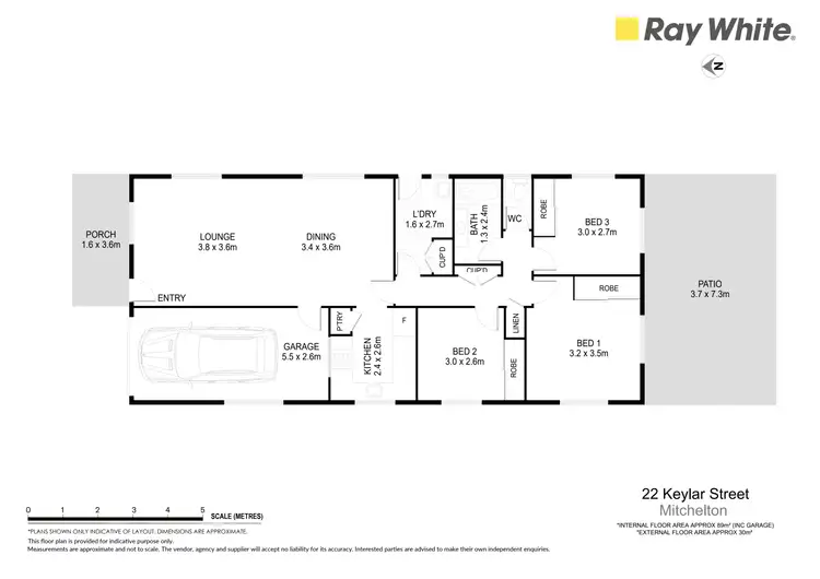 Floorplan of Homely house listing, 22 Keylar Street, Mitchelton QLD 4053