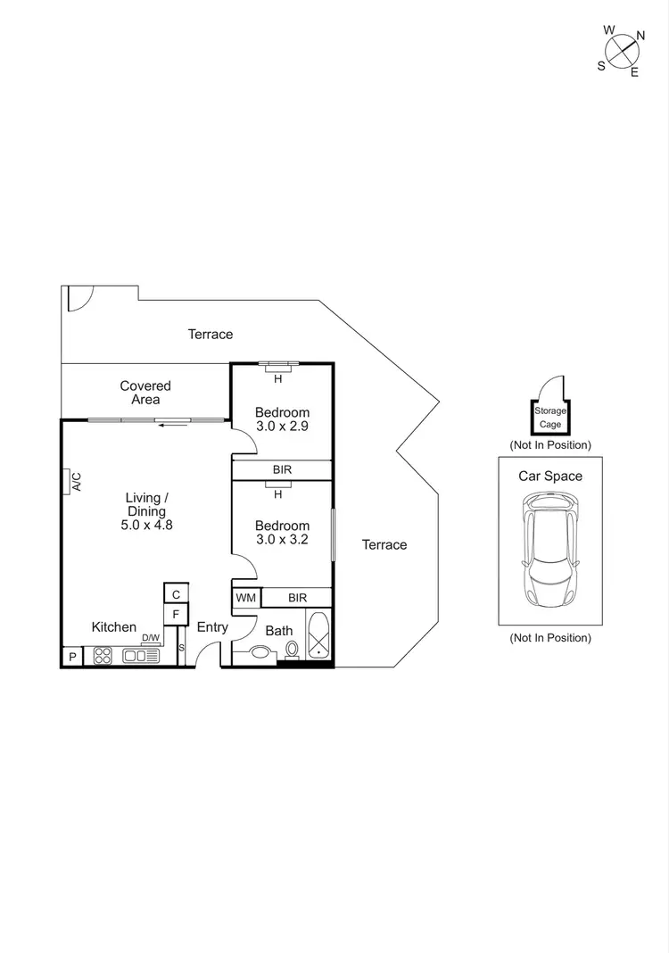 Floorplan of Homely apartment listing, 25/44 Eucalyptus Drive, Maidstone VIC 3012
