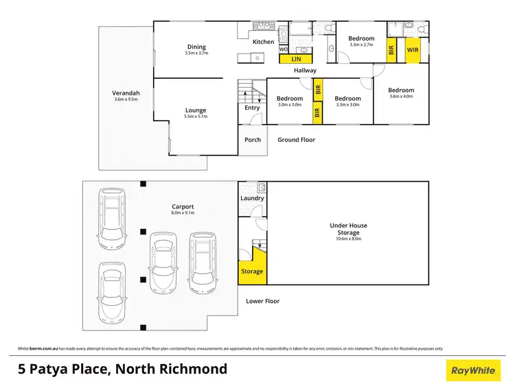 Floorplan of Homely other listing, 5 Patya Place, North Richmond NSW 2754