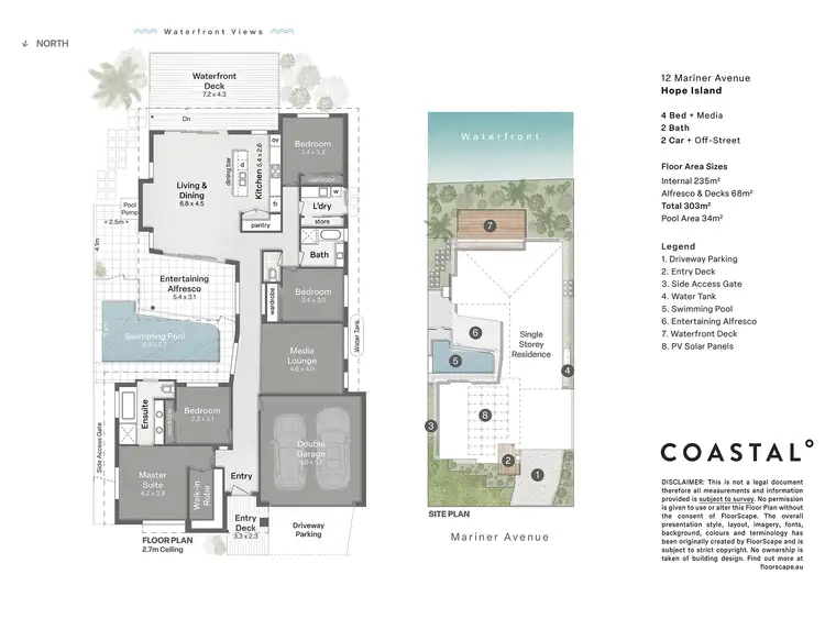 Floorplan of Homely house listing, 12 Mariner Avenue, Hope Island QLD 4212