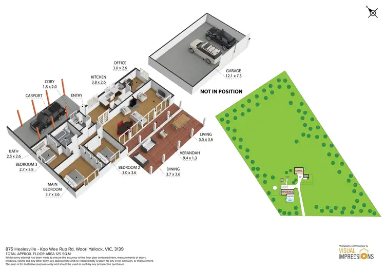 Floorplan of Homely rural property listing, 875 Healesville-Koo Wee Rup Road, Woori Yallock VIC 3139
