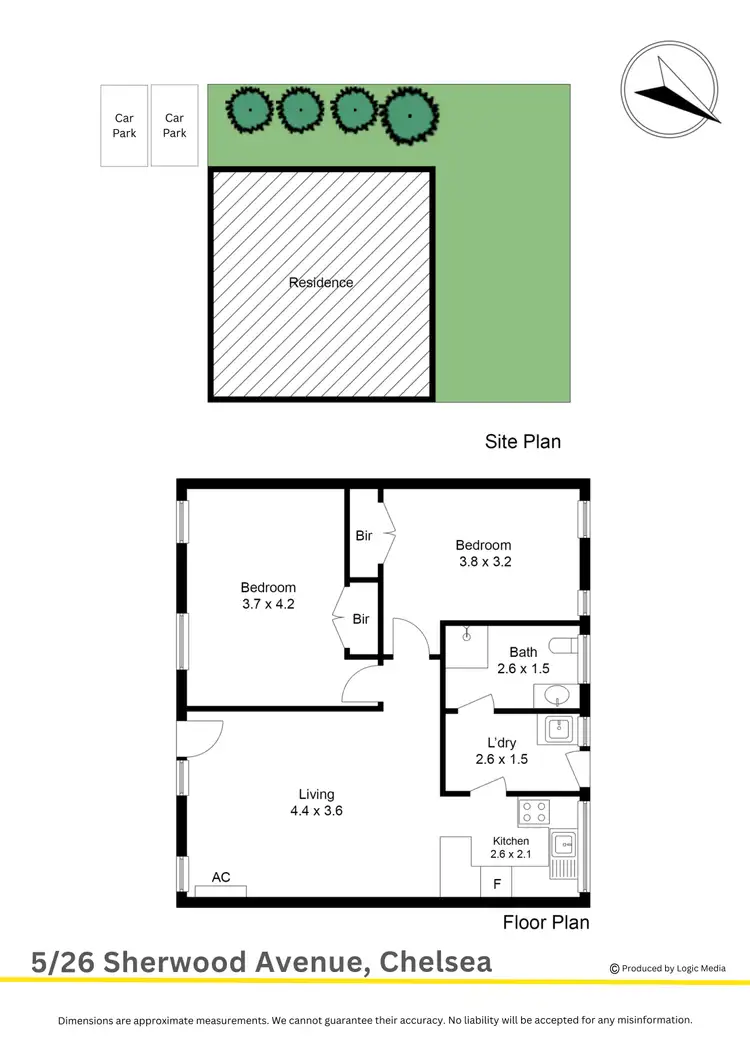 Floorplan of Homely unit listing, 5/26 Sherwood Avenue, Chelsea VIC 3196