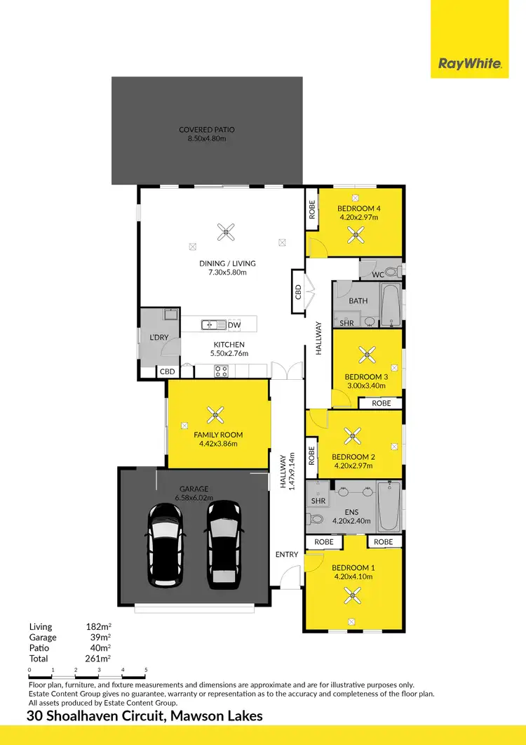 Floorplan of Homely house listing, 30 Shoalhaven Circuit, Mawson Lakes SA 5095