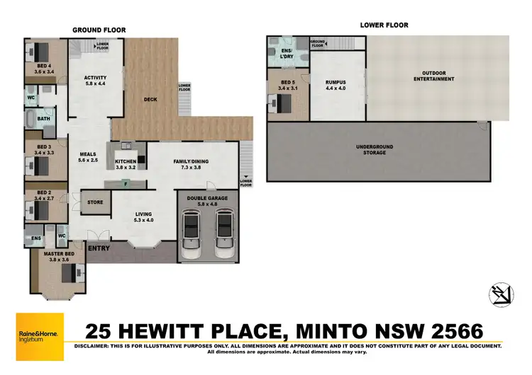 Floorplan of Homely house listing, 25 Hewitt Place, Minto NSW 2566