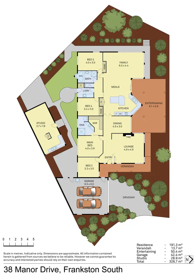 Floorplan of Homely house listing, 38 Manor Drive, Frankston South VIC 3199